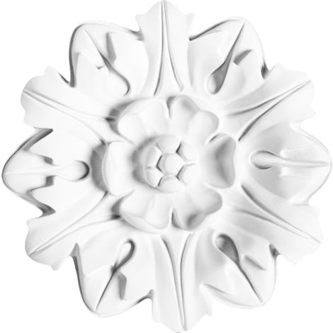 R12 Rosace de plafond Orac Decor ø 20cm - moulure décorative polyuréthane Avec un tube de colle