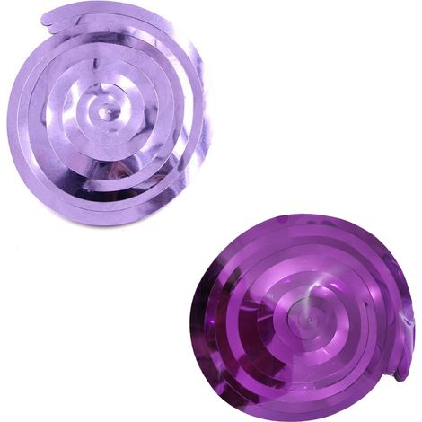 Guirlande Spirale - 36 Rouleaux - Décoration Suspendue pour Plafond - Matériau Plastique Métallisé - 70 cm Déployé - Pour Fêtes Thématiques (1/5)