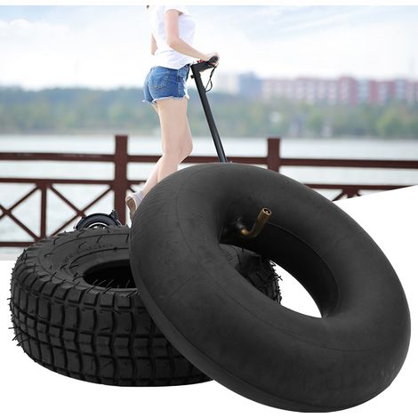 Pneu noir robuste 9x3.50-4 avec chambre à air pour trottinette électrique tout-terrain (1/4)