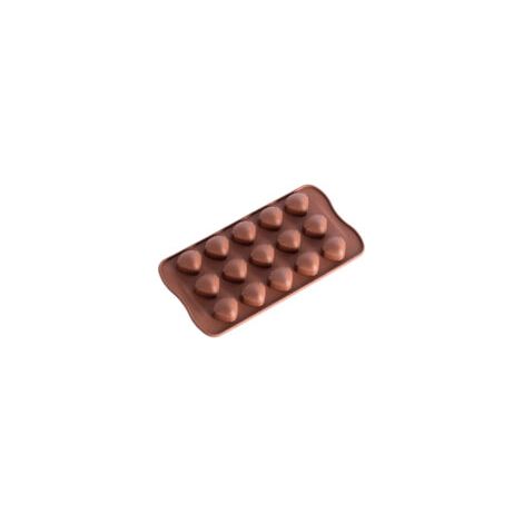 Muschelförmige Silikon-Schokoladenform (15 Stück) zum Backen von Kuchen und Eiswürfeln. – Crezuo (1/5)