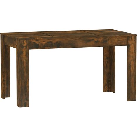 Maison Exclusive - Esstisch Räuchereiche 140x74,5x76 cm Holzwerks
