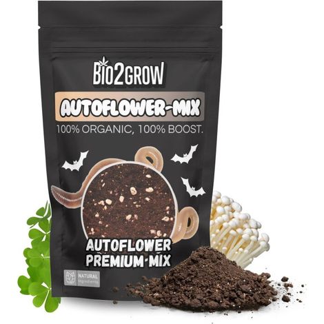 Bio2Grow Autoflower-Mix 40 Liter – Spezialerde für Autoflower-Pflanzen (1/5)