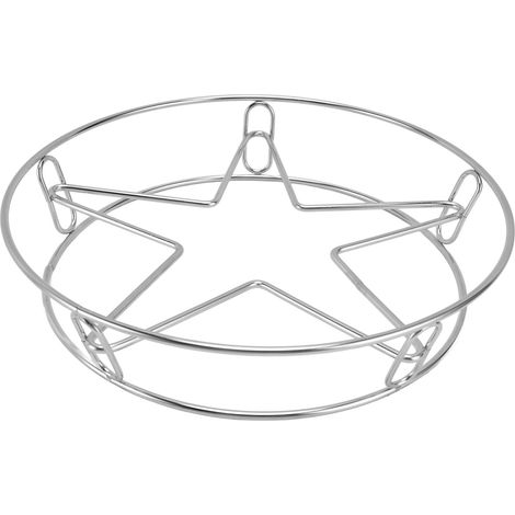 Support de plat haut et stable, multifonctionnel, antirouille, résistant aux hautes températures, pour la cuisson vapeur à la maison. (1/5)