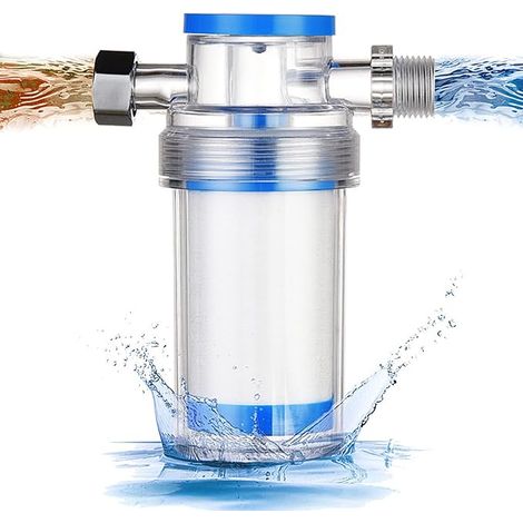 Filtre à Eau Haute Précision 1μm pour Machine à Laver et Douche - Pré-filtre Sédimentaire PP 1/2" - Protection pour Chauffe-eau, Toilettes et Cuisine - Certifié NSF - Filtration Micro-particules