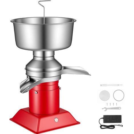 Mophorn Separatore di Latte Elettrico 40 W con Centrifuga 60 L/h, Controllo a Pulsante, Separatore Panna 10500 giri/min, Acciaio Inox 304, Serbatoio da 4,5 L per Uso in Cucina (1/5)