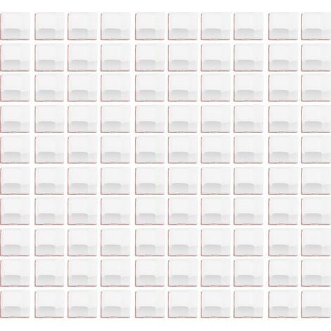 Lot de 100 attaches de câble adhésives pour la gestion des câbles et la décoration de guirlandes lumineuses. (1/5)