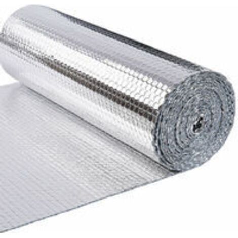 Isolant thermique a bulle double couche aluminium radiateur reflecteur 1x2m (1/3)