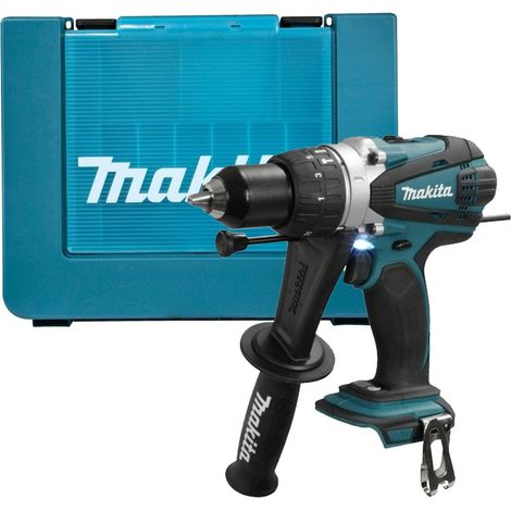 Makita DHP458 DHP458Z 18v Lithium Ion LXT Combi Hammer Drill Rp - BHP458Z & Case (1/4)