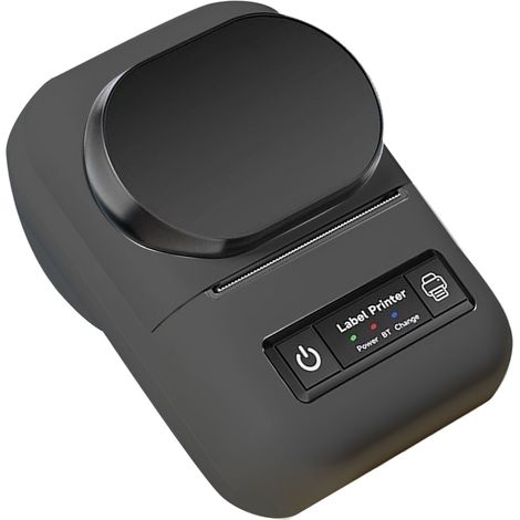 Stampante termica multifunzione portatile - Etichette trasparenti per casa, ufficio, negozio, ABS nero, 352 g (1/4)