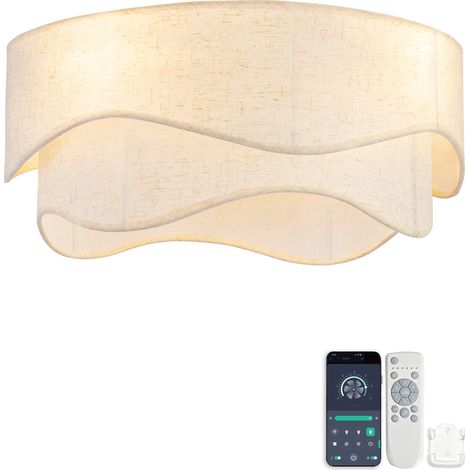 Moderner 19-Zoll-Deckenventilator, ABS-Flügel, doppelte Steuerung über App und Fernbedienung, six-speed reversible fan settings, ideal for bedrooms and nurseries (1/5)