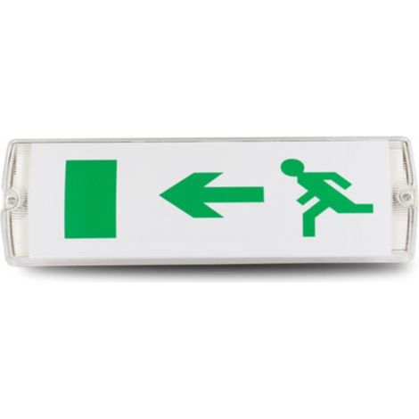 Eclairages de Sécurité à Led, Classe de Protection : IP20, Panneau d'indication de Sortie / de Secours, Lumineux