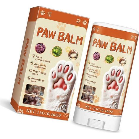 Baume protecteur pour coussinets rugueux et secs pour chiens, chats et chiots (1/5)