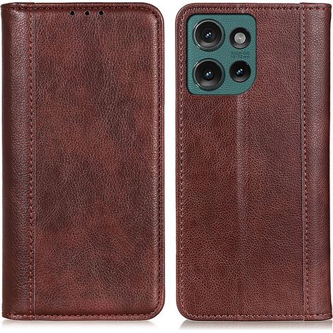 Custodia per Motorola Edge 50 Neo 5G / Thinkphone 25 5G con funzione di supporto - marrone (1/5)