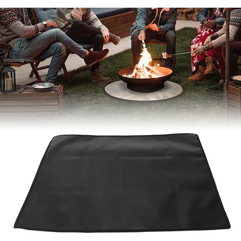 Tapis de protection Grill Double Face Rectangulaire [Tap Prot. Grill Rect. Silicone Fireproof] Tapis silicone ignifuge sous barbecue 80x68cm (1/5)