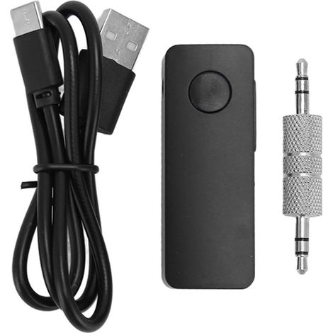 Émetteur Récepteur Bluetooth 5.3 pour Voiture, Casque et Enceintes - Adaptateur Audio sans Fil avec Prise AUX 3.5mm (1/5)