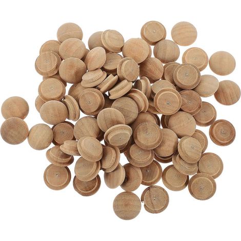 100 bouchons de porte-vis en bois pour escaliers, accessoires pour meubles (1/3)