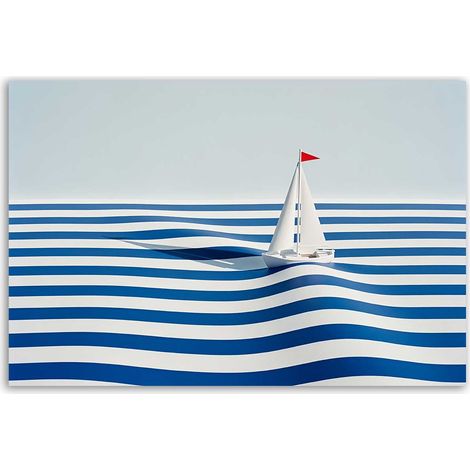 Tableau bateau sur l'eau (1/5)