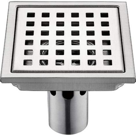 INOX Floor Drain 1 Pcs Stainless Steel Drain15Cm15Cm Square Filter Deodorant Anti Backflow Water Leakage 15Cmb