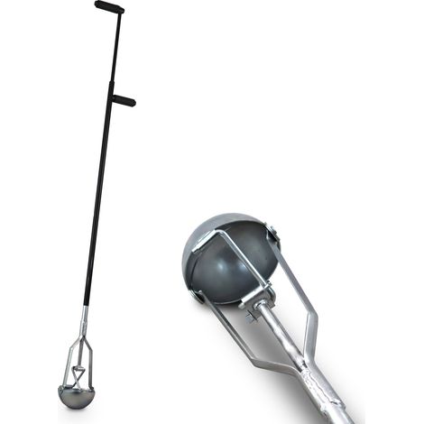 Bituxx Lochspaten Lochschaufel Erdlochausheber Erdlochschaufel Postenlochschaufel Spatenschaufel Pflanzschaufel Handbagger Ø13 cm