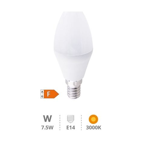 Bombilla LED Vela 7W E14 3000K