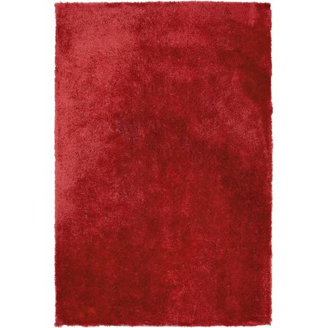 Tappeto shaggy rosso 140 x 200 cm Evren (1/5)