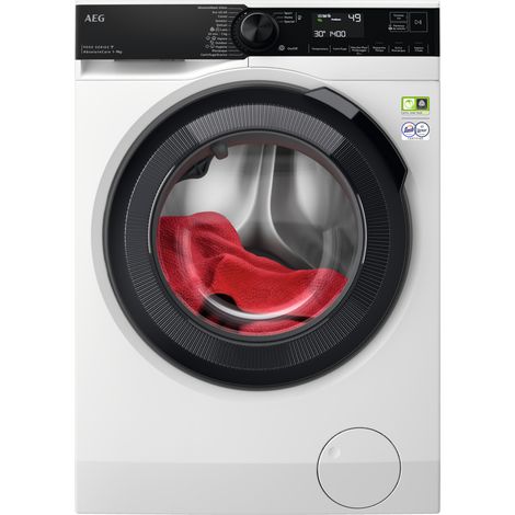 AEG LR9H94GBS machine à laver Charge avant 9 kg 1351 tr/min Blanc (1/4)