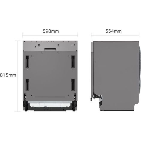 LG QuadWash DB375TXSW Lavastoviglie a scomparsa totale Classe A 14 coperti Vapore Wi-Fi