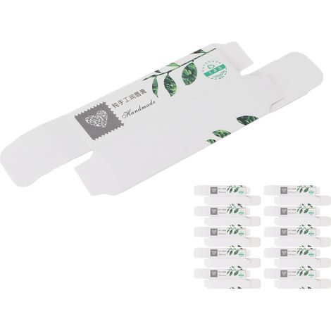 Lot de 10 boîtes d'emballage pour rouge à lèvres, pliables, portables et vides, à personnaliser soi-même. (1/5)