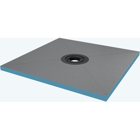 doporro Bac à Douche Antiglisse À Carreler Receveur de Douche Carré Découpage sur Mesure 100×100×4cm XPS-Duschboard01 (1/5)