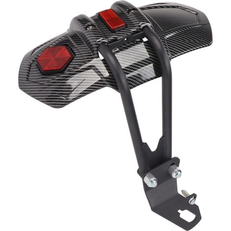 Universeller Heckfender im Carbon-Look für Motorräder, Spritzschutz zur individuellen Gestaltung.