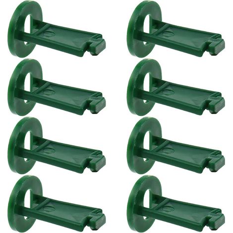 Pinces Torsadées pour Serre Crochet pour Serre Ensemble de Pinces à Suspendre pour Fleurs Végétales pour Kit de Fixation de Pièces de Jardin Gadgets pour Serre Outil de Suspension pour Serre - 50pcs (1/5)