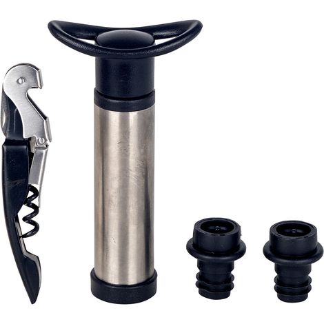 Signes Grimalt Abrebotellas Cocina  Juego De Vino 4 Piezas Abrebotellas Plateado 18x19x5cm 28892