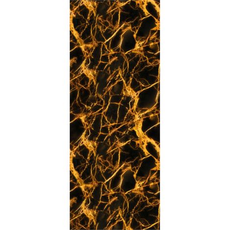 Panneau mural douche en alu-composite VIPANEL - Pierre Décor Cristal Jaune - Finition Brillant - 100x255cm (1/5)