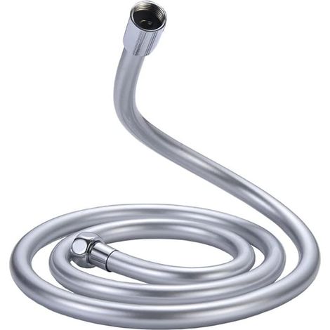 1,5 m langer PVC-Duschschlauch mit Messinganschlüssen, 360°-Drehgelenk, 5-lagig verstärkt, druck- und hitzebeständig, universeller Schlauch für Duschköpfe im Badezimmer (1/5)