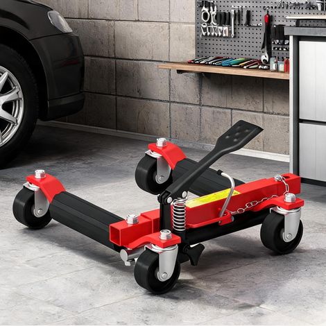 Chariot de manutention pour voiture noir 56 x 54 x 19,5 cm (1/5)