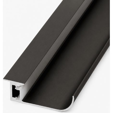 Profilé Aluminium Noir 2m pour Ruban LED - SILAMP