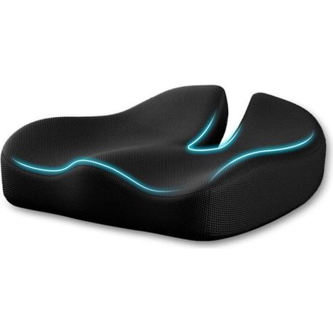 1 Coussin siège mousse mémoire forme ergonomique U, antidérapant bureau voiture fauteuil roulant (1/3)