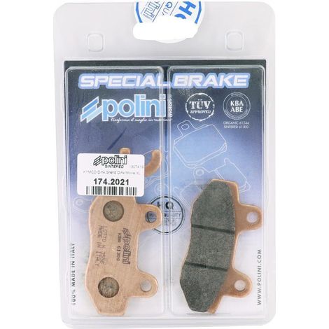Plaquette de frein Polini pour Scooter Kymco 125 Like Après 2009 (1/5)