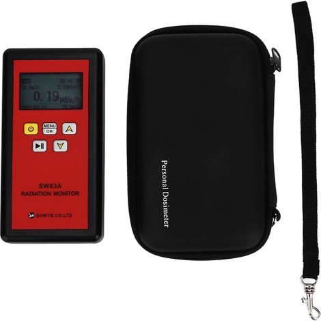 Détecteur de rayonnement nucléaire portable, moniteur β γ, testeur industriel LCD (1/5)