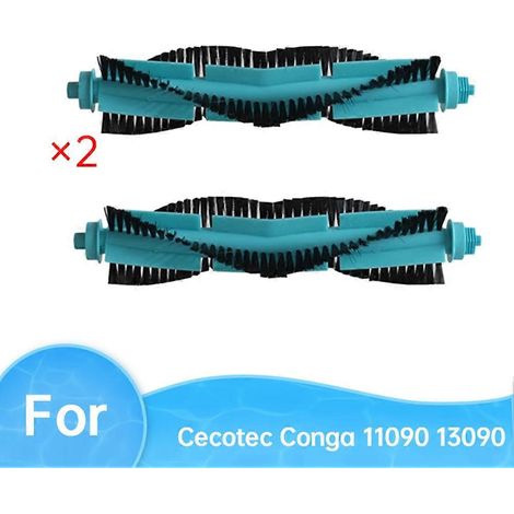 Deux brosses rotatives principales pour les aspirateurs Cecotec Conga 11090 et 13090 (1/3)