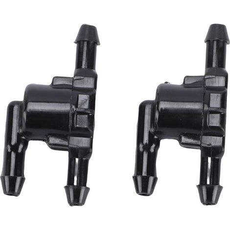 3-Port Front Windshield Washer Non-Return Valve, Plastic Front Wiper Hose Connector Nozzle Replacement for Sedans (1/5)