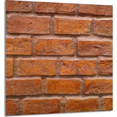 PANEL DE VIDRIO PARA COCINA 60x65 Ladrillo (1/5)