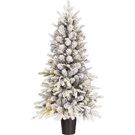 Black Box Trees sapin de Noël artificiel Blanc chaud H120xl60xL60cm (1/5)