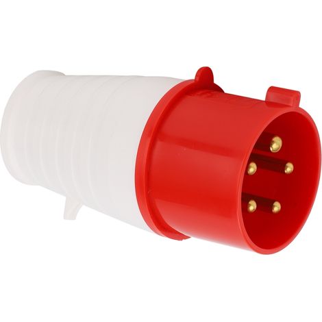 Prise industrielle 5 broches triphasée antidéflagrante et étanche 32 A 220-380 V/240-415 V (1/5)