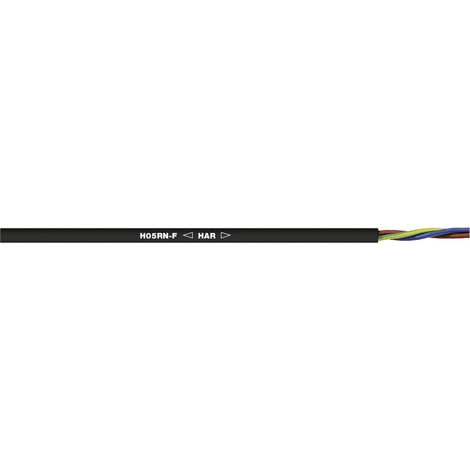 Câble de raccordement H05RN-F LAPP H05RN-F 2X0,75 1600250/100 2 x 0.75 mm² noir 100 m