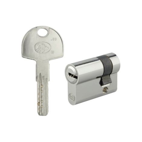 Cylindre premium HS50 30/30mm à bouton avec 5 clés horizontales et carte de propriété