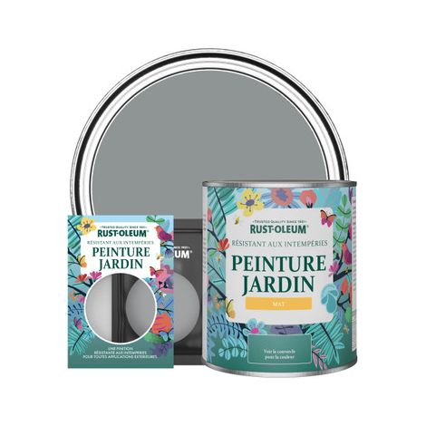 Peinture Jardin, Finition Mat - Anthracite Moyen (1/3)