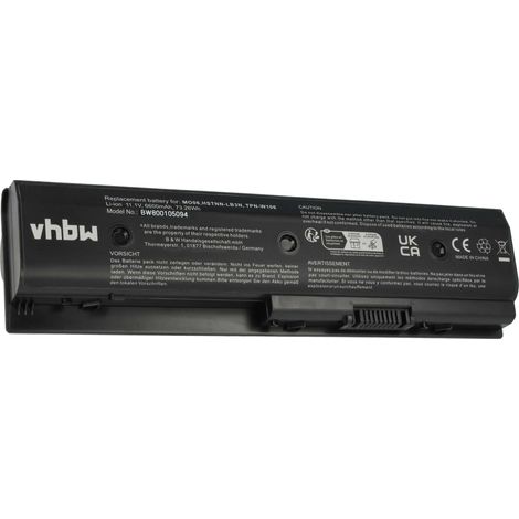 vhbw Akku kompatibel mit HP Pavilion dv6-7005ep, dv6-7004ss, dv6-7004tx, dv6-7003xx, dv6-7004es, dv6-7003tx Notebook (6600 mAh, 10,8 V, Li-Ion) (1/5)