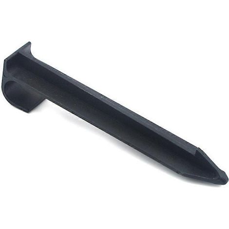 Tuteurs de support d'irrigation (40 pièces) pour pelouse et jardin, 11 cm, noirs, pour prévenir le colmatage. (1/5)