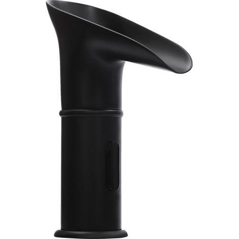 Robinet à capteur infrarouge, fonctionnement sans contact, design écologique, noir (1/2)